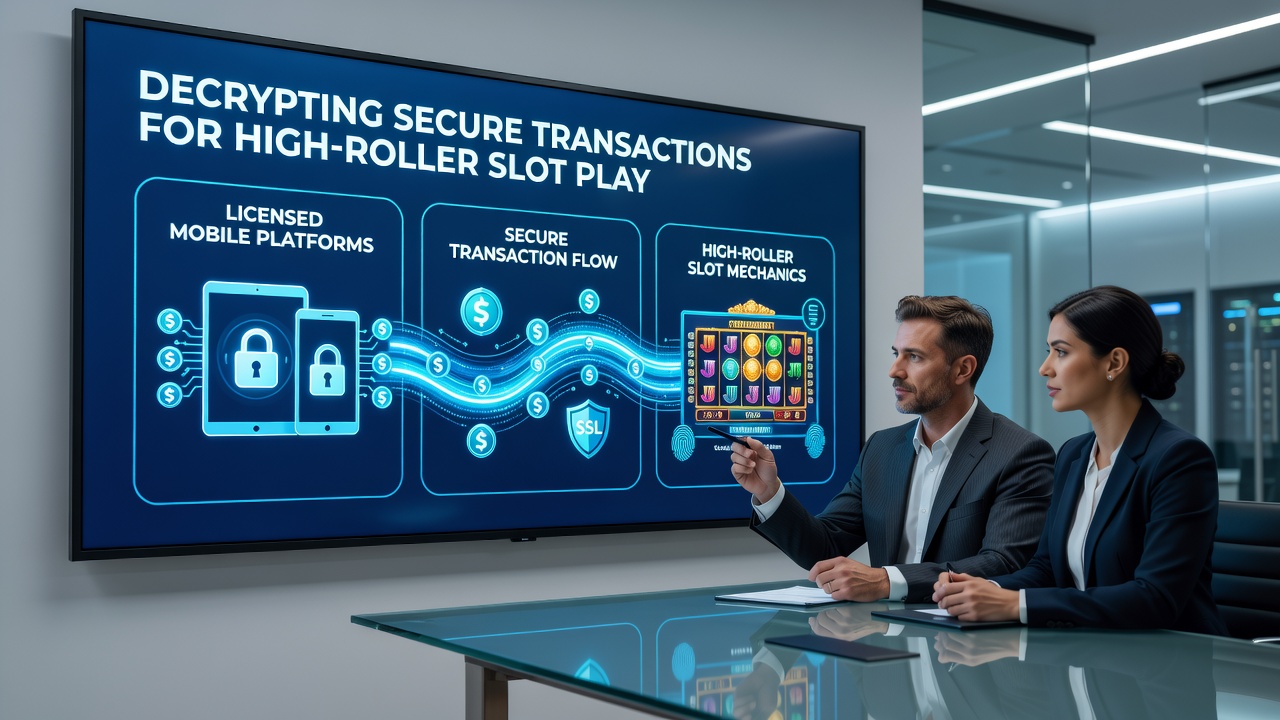 Secure mobile slot interface showing transaction verification for VIP players